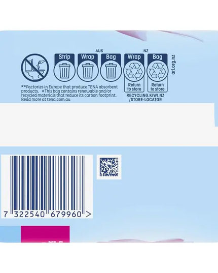 TENA Pads InstaDry 6 Pack