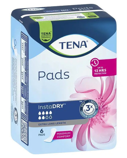TENA Pads InstaDry 6 Pack