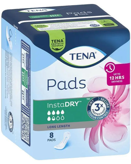 TENA Pads InstaDry 8 Pack