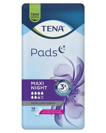 TENA Pads Maxi Night - 14 Pack