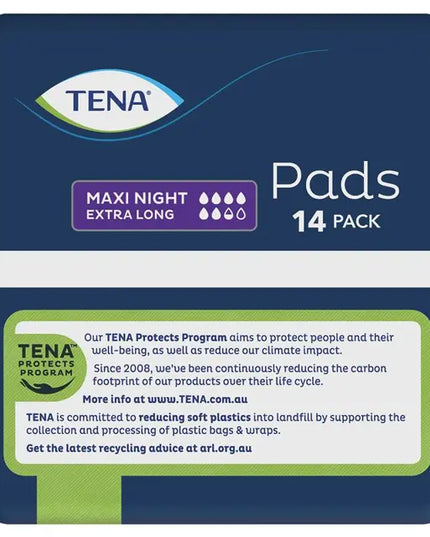 TENA Pads Maxi Night - 14 Pack