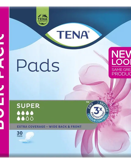 TENA Pads Super - 30 Pack