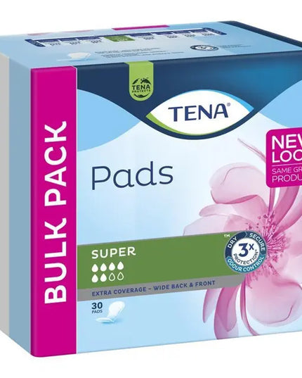 TENA Pads Super - 30 Pack