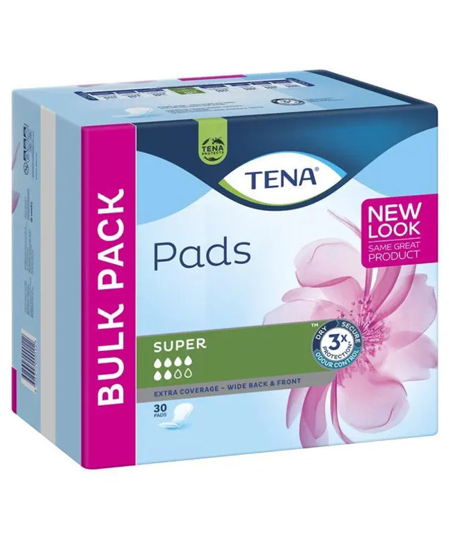 TENA Pads Super - 30 Pack