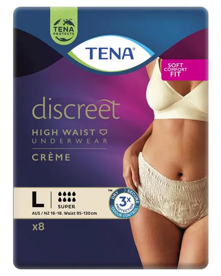 TENA Pant Discreet Super Large Coloured - 8 Pack