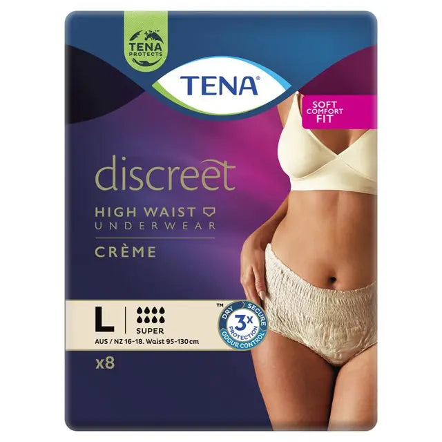 TENA Pant Discreet Super Large Coloured - 8 Pack