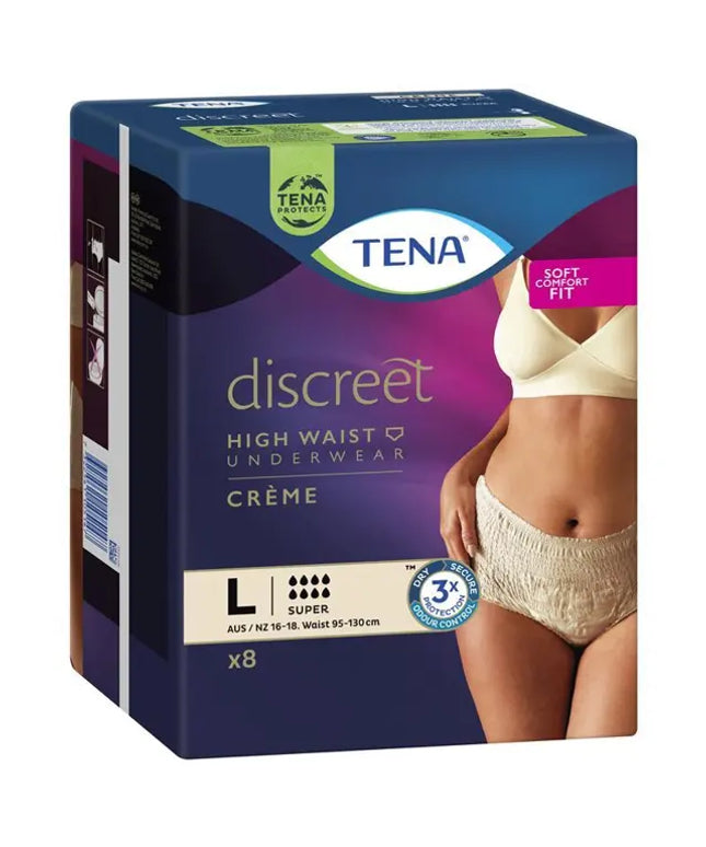 TENA Pant Discreet Super Large Coloured - 8 Pack