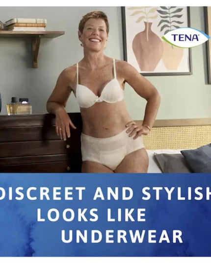 TENA Pant Discreet Super Medium Coloured 9 Pack