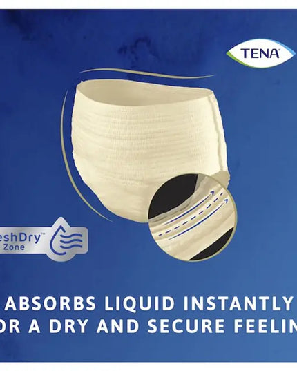 TENA Pant Discreet Super Medium Coloured 9 Pack