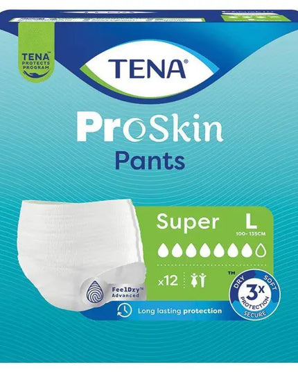 TENA Pant Proskin Super Large 12 Pack
