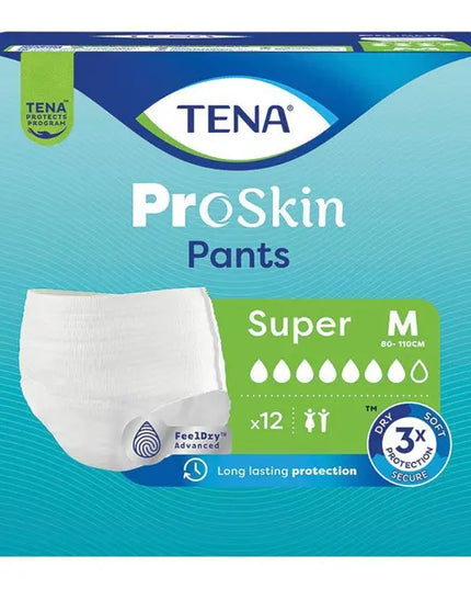 TENA Pant Proskin Super Size Medium 12 Pack