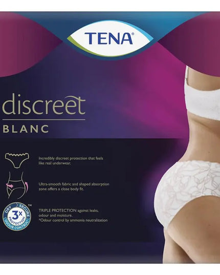TENA Pants Discreet White Size M 12 Pack