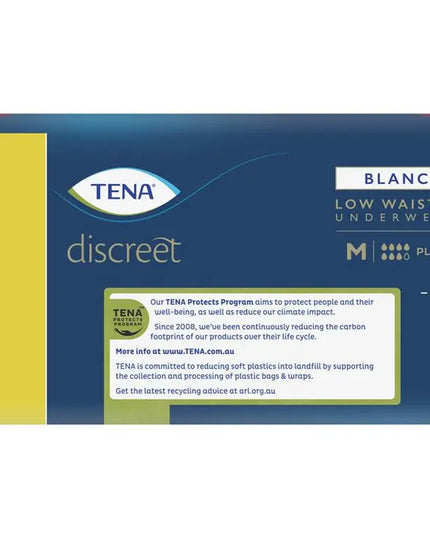 TENA Pants Discreet White Size M 12 Pack