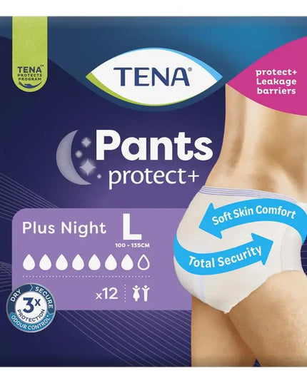 TENA Pants Night Large 12 Pack