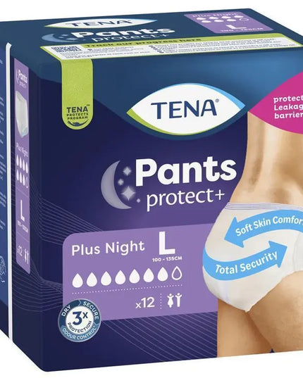 TENA Pants Night Large 12 Pack