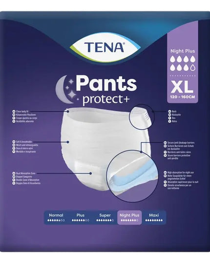 TENA Pants Night Plus Extra Large - 10 Pack