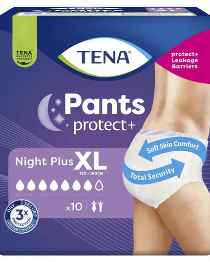 TENA Pants Night Plus Extra Large - 10 Pack