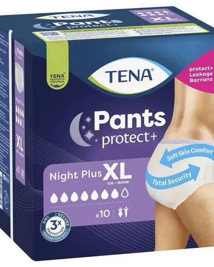 TENA Pants Night Plus Extra Large - 10 Pack