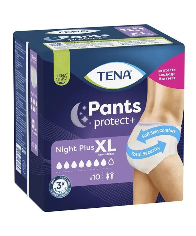 TENA Pants Night Plus Extra Large - 10 Pack