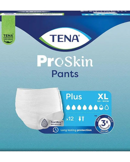 TENA Pants Plus Extra Large 12 Pack