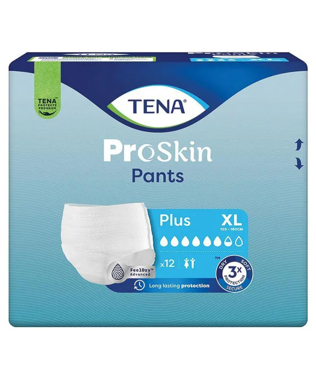 TENA Pants Plus Extra Large 12 Pack