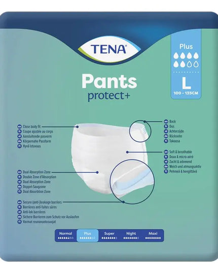 TENA Pants Plus Large 8 Pack