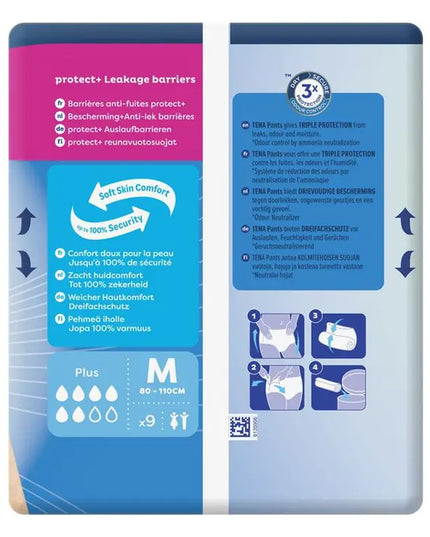 TENA Pants Plus Medium 9 Pack