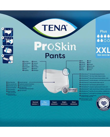 TENA Pants Plus XX Large - 12 Pack