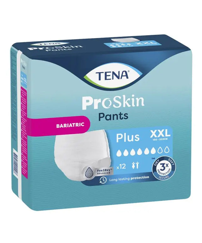 TENA Pants Plus XX Large - 12 Pack