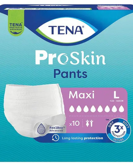 TENA Pants Proskin Maxi Large 10 Pack