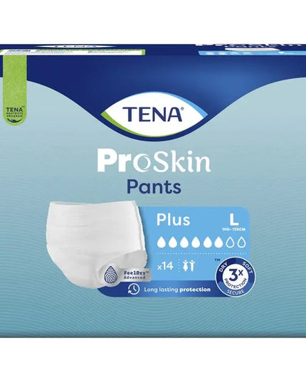 TENA Pants Proskin Plus Large 14 Pack
