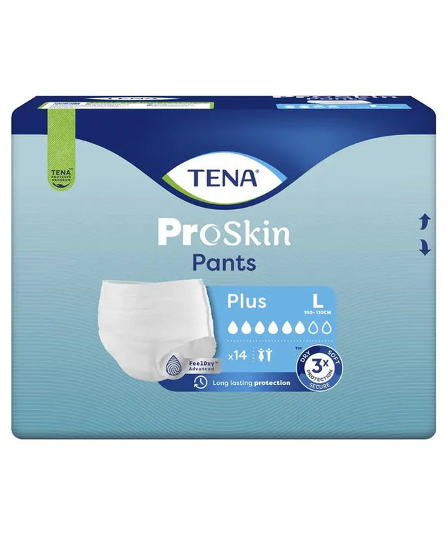 TENA Pants Proskin Plus Large 14 Pack