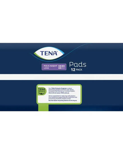 Tena Pad Maxi Night Wide Long 12 Pack