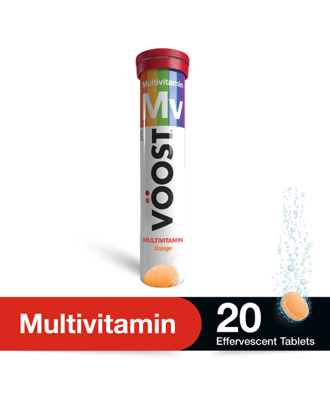 VÖOST Multivitamin Mv Orange Flavour 20 Effervescent Tablets