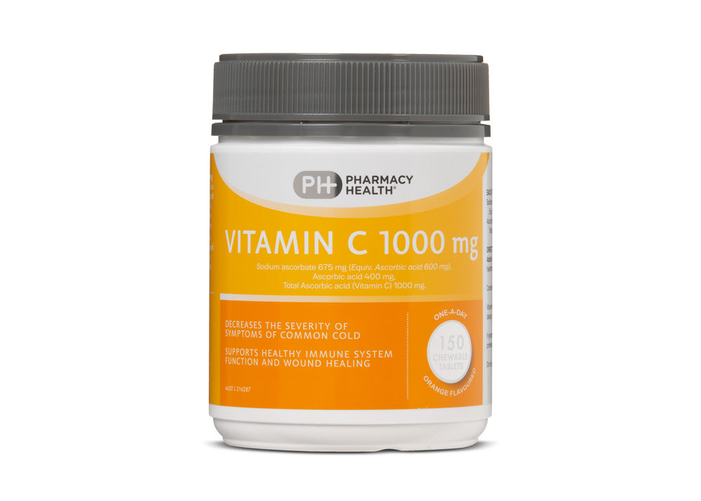 VITAMIN C 1000MG CHEW TABLETS