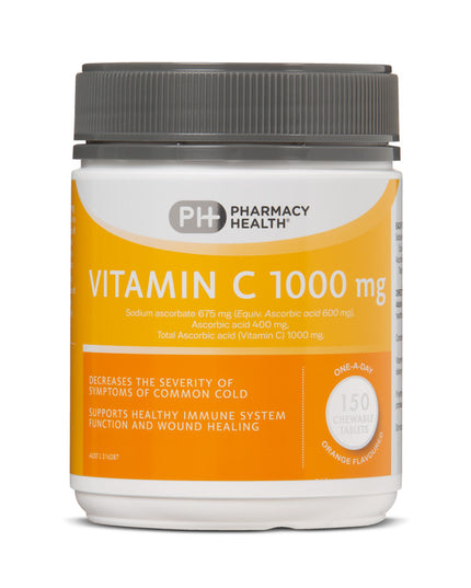VITAMIN C 1000MG CHEW TABLETS