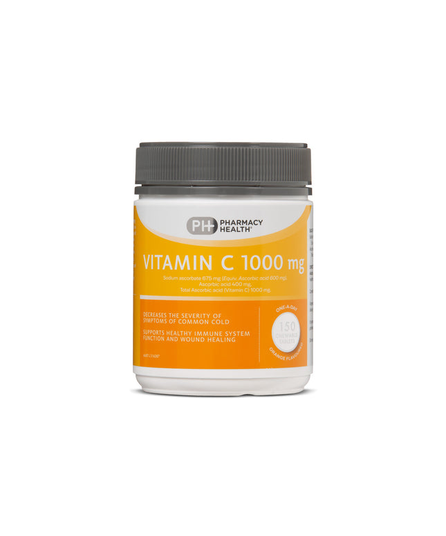 VITAMIN C 1000MG CHEW TABLETS