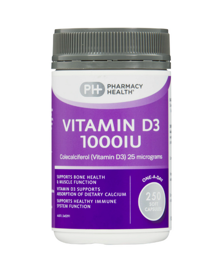 VITAMIN D3 1000IU CAPSULES