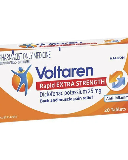 Voltaren Rapid 25mg Tablets 20 - Diclofenac (S3)