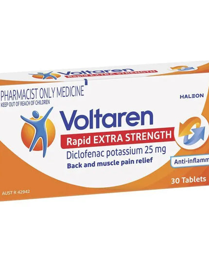 Voltaren Rapid 25mg Tablets 30