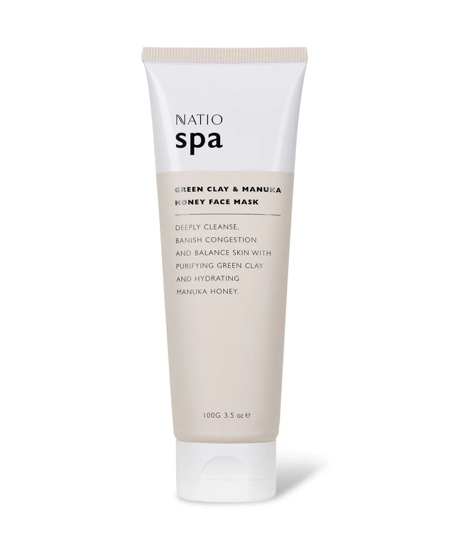 Natio Spa Green Clay & Manuka Honey Face Mask