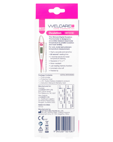 Welcare Digital Thermometer Ovulation