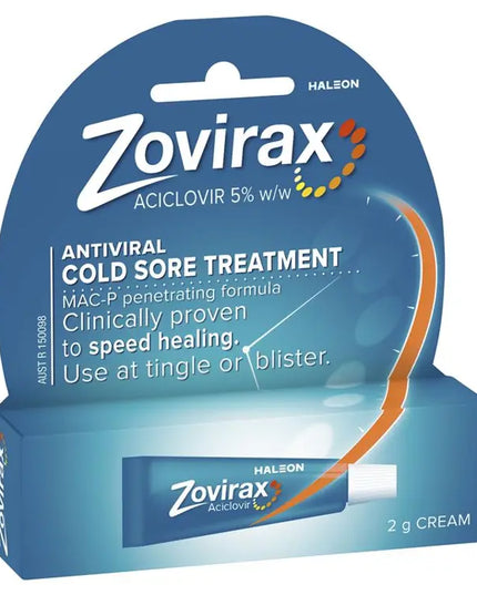 Zovirax Cold Sore Cream Tube 2g
