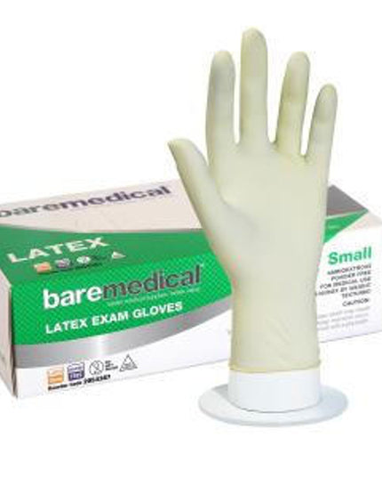 Baremedical Vinyl Exam Glove - Small Powder-Free - 100 Pack