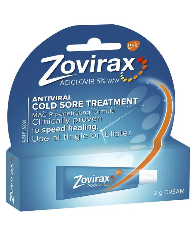 Zovirax Cold Sore Cream Tube 2g