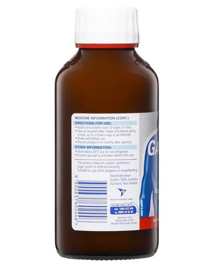 Gaviscon Extra Strength Heartburn And Indigestion Relief Peppermint Flavour 300ml