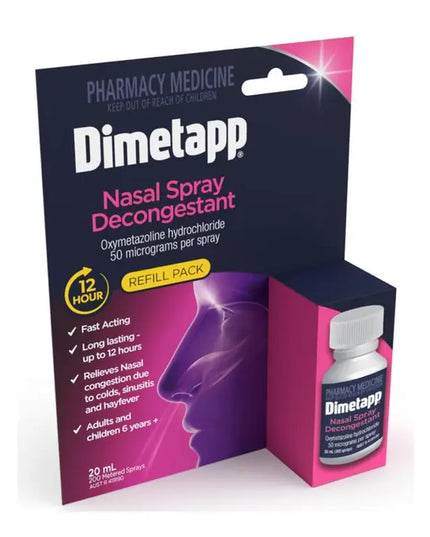Dimetapp 12 Hour Nasal Spray Refill 20mL