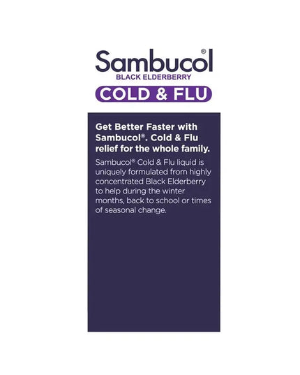 Sambucol Cold & Flu Syrup 120ml