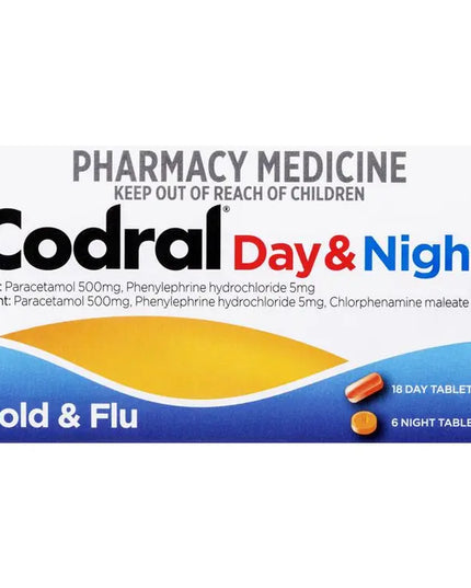 Codral PE Day & Night Tablets 24 Pack