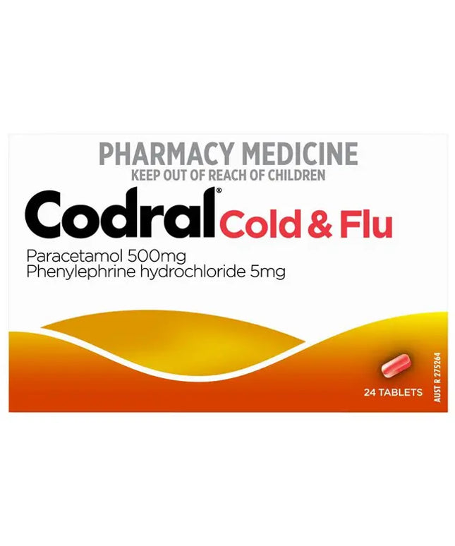 Codral PE Cold and Flu 24 Tablets
